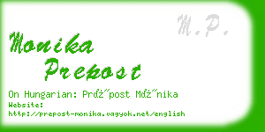 monika prepost business card